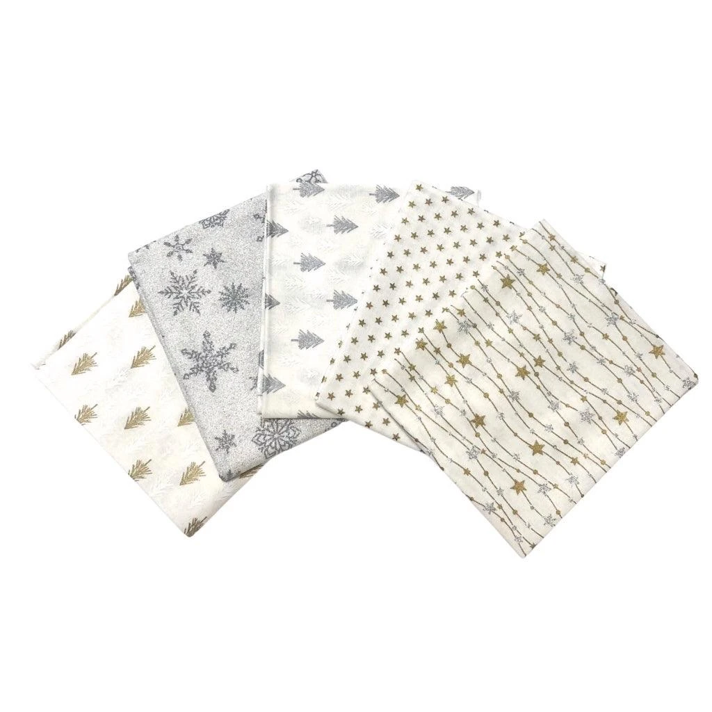 Xmas Sparkle Fat Quarter Christmas Bundle - No.27 2 Xmas Sparkle Fat Quarter Christmas Bundle - No.27 - Image 2