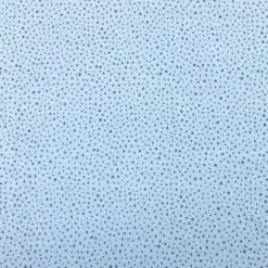 Glitter Dots On Blue Cotton Jersey Fabric