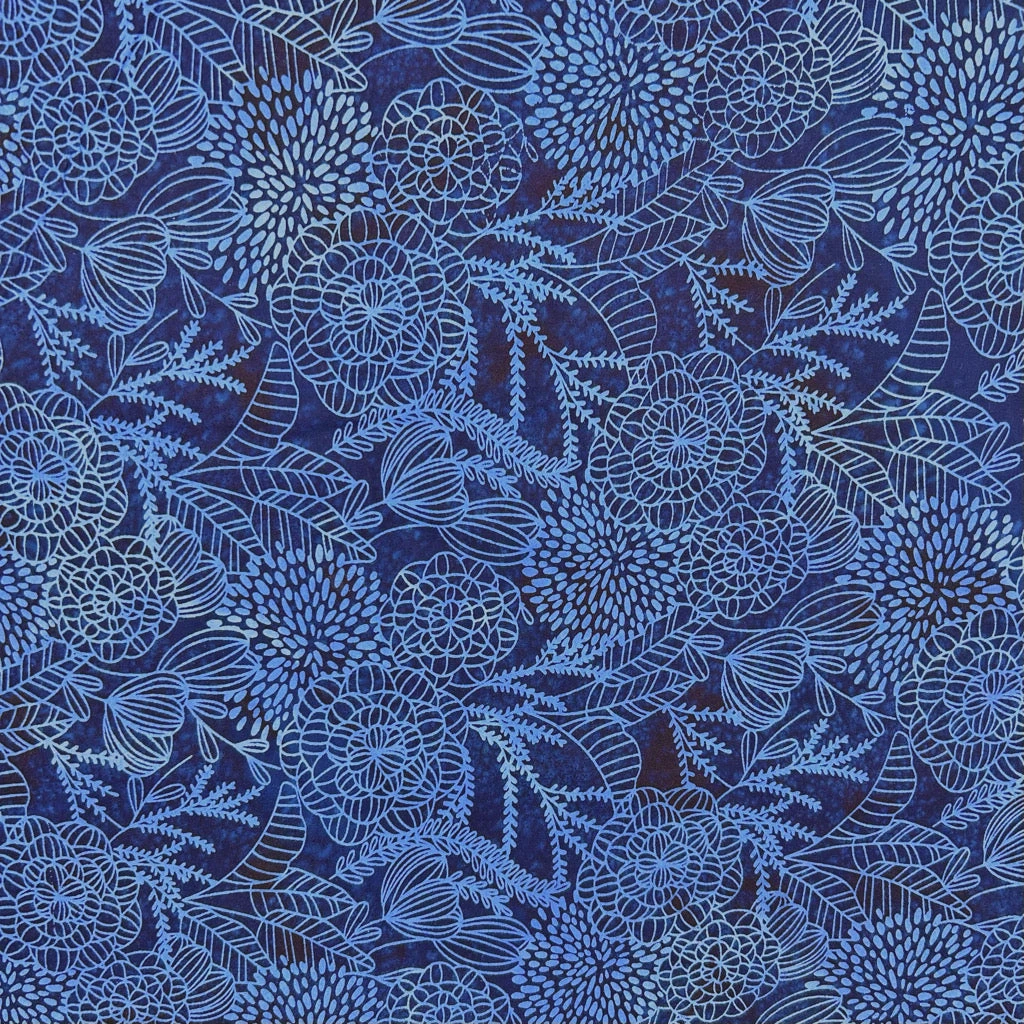 Spring Sprout Cotton Batik Fabric 5 Spring Sprout Cotton Batik Fabric - Image 5