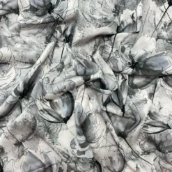 Blooming Floral Satin Fabric -Ernst Fabric Store C1A39259 83CE 4EB0 91A4 38D6468449A0