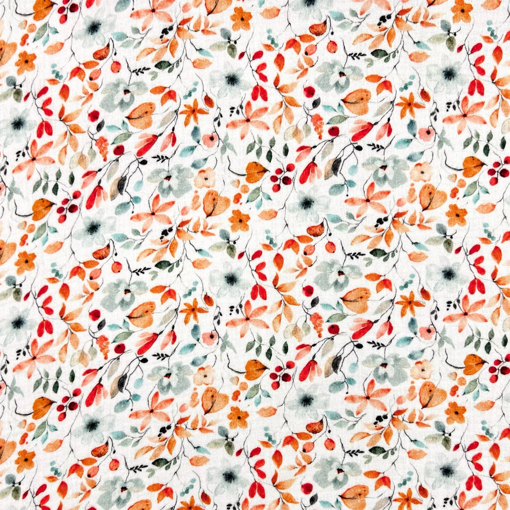 Vibrant Florals Double Gauze Fabric 3 Vibrant Florals Double Gauze Fabric - Image 3