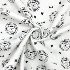 Lion Faces Flat Double Gauze Fabric 12 Lion Faces Flat Double Gauze Fabric -Ernst Fabric Store C55CE0A8 97A8 42C7 AF7B D4EE86E20EF2