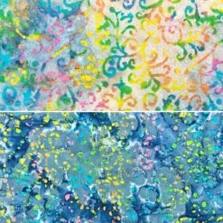 Carnival Swirl Cotton Batik Fabric