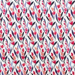 Radiant Blooms Cotton Linen Blend Fabric