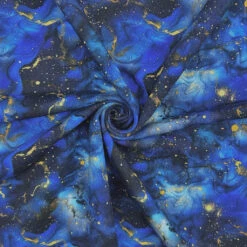 Stardust Glow On Navy French Terry Fabric -Ernst Fabric Store D5073470 EEC6 4D96 967C 165F49EAF2AB