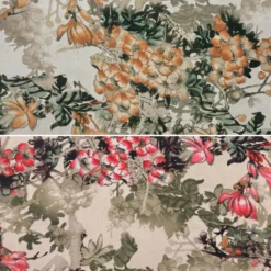 Flower Meadow Crepe Fabric