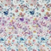 Charming Flowers Rose & Hubble Cotton Poplin Fabric