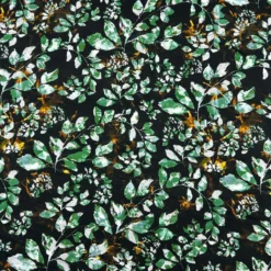 All Over Leaves Viscose Twill Fabric -Ernst Fabric Store D8722579 3566 4C24 9B34 D9414690C40D