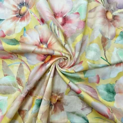 Pink Flowers Cotton Sateen Fabric -Ernst Fabric Store DB5E6639 C321 4DB7 AAA8 19F389BB904B