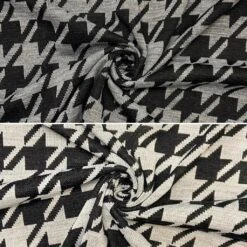 1 Dogtooth Knit Jersey Fabric