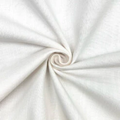 White Linen Look Print Base Fabric
