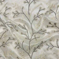 Floral Lace Embroidery Curtain Voile Fabric -Ernst Fabric Store DDF96DA4 482F 4CD0 BB1E 84F854137A0E