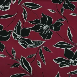Black Floral Stretch Polyester Fabric -Ernst Fabric Store DF15BF9D 2AC2 45CB 9A7B E6FE306E71A1
