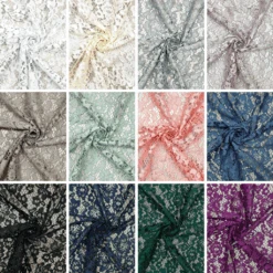 Floral Corded Lace Fabric