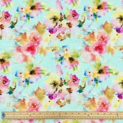 Bright Flowers Linen Blend Fabric -Ernst Fabric Store E0461A64 FF37 4BAB A13E 169A32E5D0E8