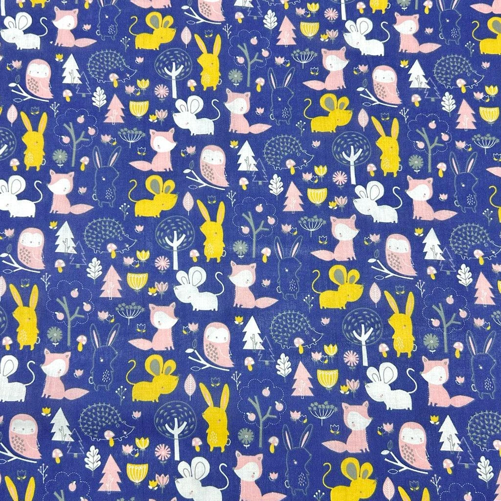 Woodland Cuties Polycotton Fabric 5 Woodland Cuties Polycotton Fabric - Image 5