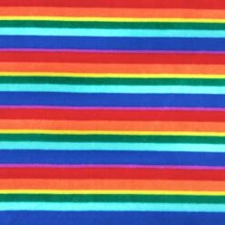 Rainbow Stripes Anti Pill Polar Fleece Fabric