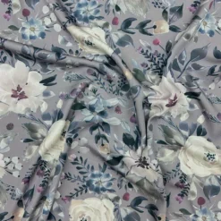 Coastal Floral Viscose Satin Fabric -Ernst Fabric Store E19BD79F C95F 4393 895D E50A61292B96