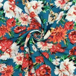 Vibrant Blooms Viscose Challis Fabric -Ernst Fabric Store E3EB7209 1E67 4AB6 B300 2767A45AA84A