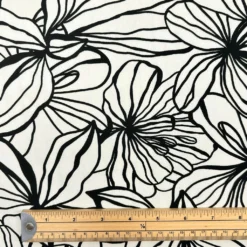 Sketch Bloom On Ivory Viscose Poplin Fabric 5 Sketch Bloom On Ivory Viscose Poplin Fabric -Ernst Fabric Store E40F98D6 4B31 40B1 A098 000829E27FD9