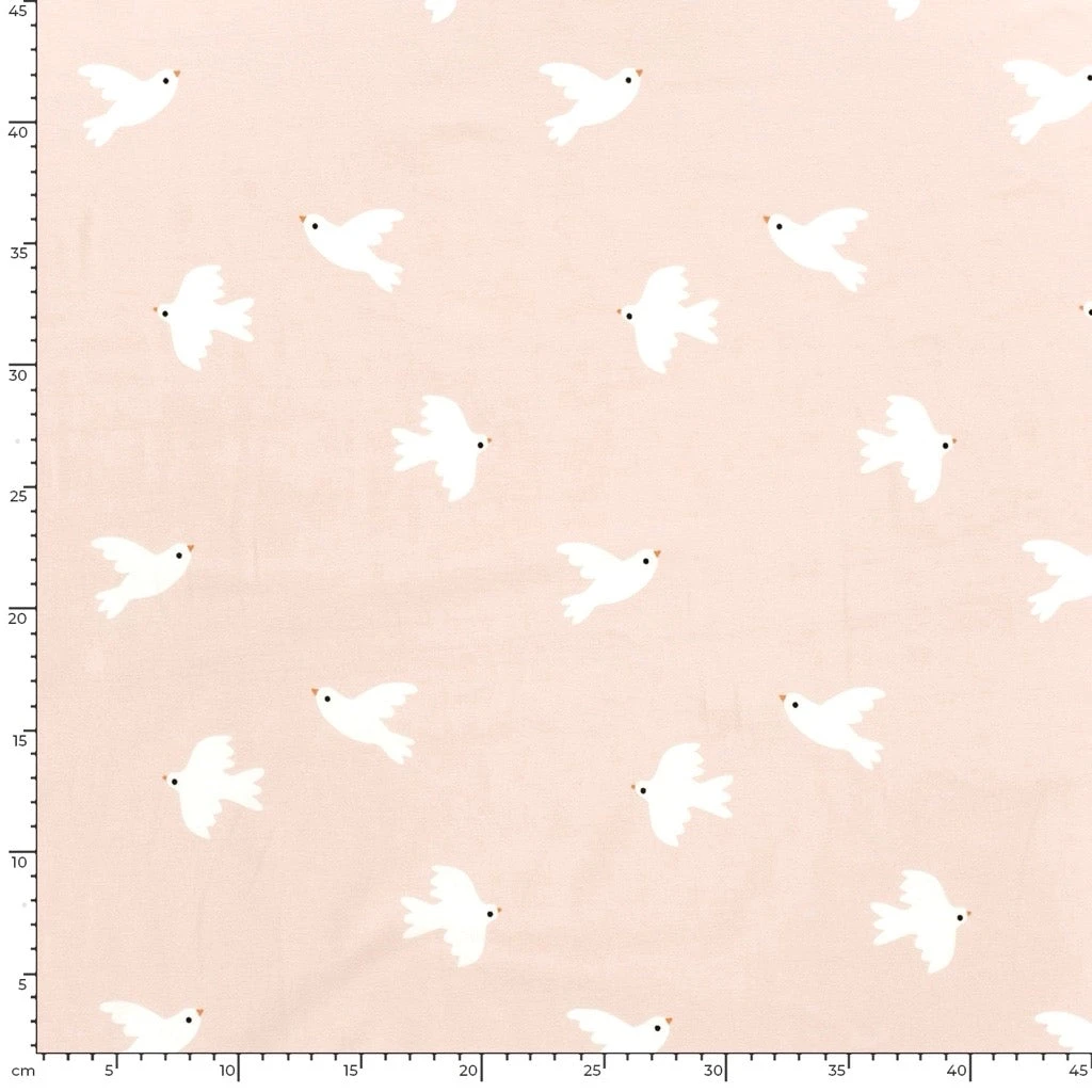Soft Wings Cotton Jersey Fabric 2 Soft Wings Cotton Jersey Fabric - Image 2
