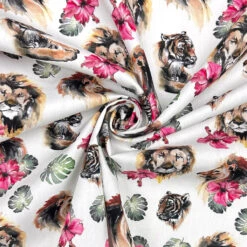 Fierce Flora Cotton Poplin Fabric -Ernst Fabric Store E55CD1BC C0CC 484B 90EF E393EBBD179F