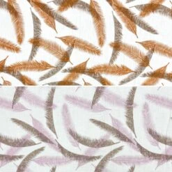 Soft Feathers Flat Double Gauze Fabric