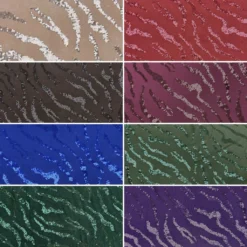 Sequin Wave Jersey Fabric