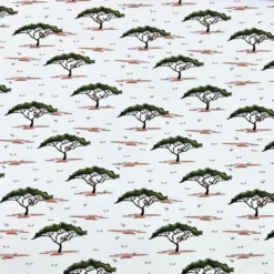 Safari Trees Cotton Jersey Fabric