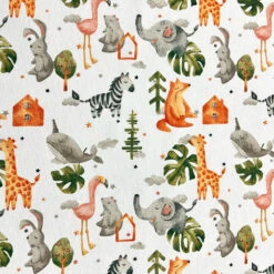 Sleeping Animals Water Resistant Fabric
