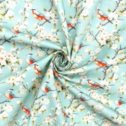 Birds Of Spring Rose & Hubble Cotton Poplin Fabric -Ernst Fabric Store E8870A78 33A6 4896 8445 6CEF9B57501B