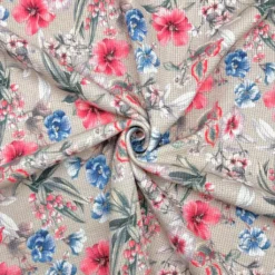 Vibrant Floral Waffle Jersey Fabric -Ernst Fabric Store E908335C C458 4146 83D7 33F22674C3BC