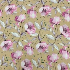 Pink Floral Linen Viscose Fabric -Ernst Fabric Store EAF1C829 BCF5 40F8 B90E 6CC1686DBE00