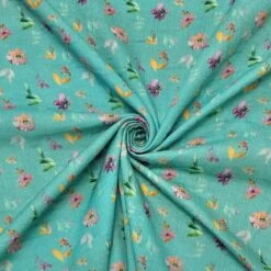 Spring Floral Garden Double Gauze Fabric -Ernst Fabric Store EB67D85D 8E8B 4DF3 8188 0F638102A0AC