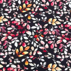 Multicoloured Leaves Viscose Challis Fabric -Ernst Fabric Store ECDB78F9 8D5A 4B5C 9DE1 F454E97A3E76