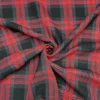1 Red And Black Checkered Suiting Fabric