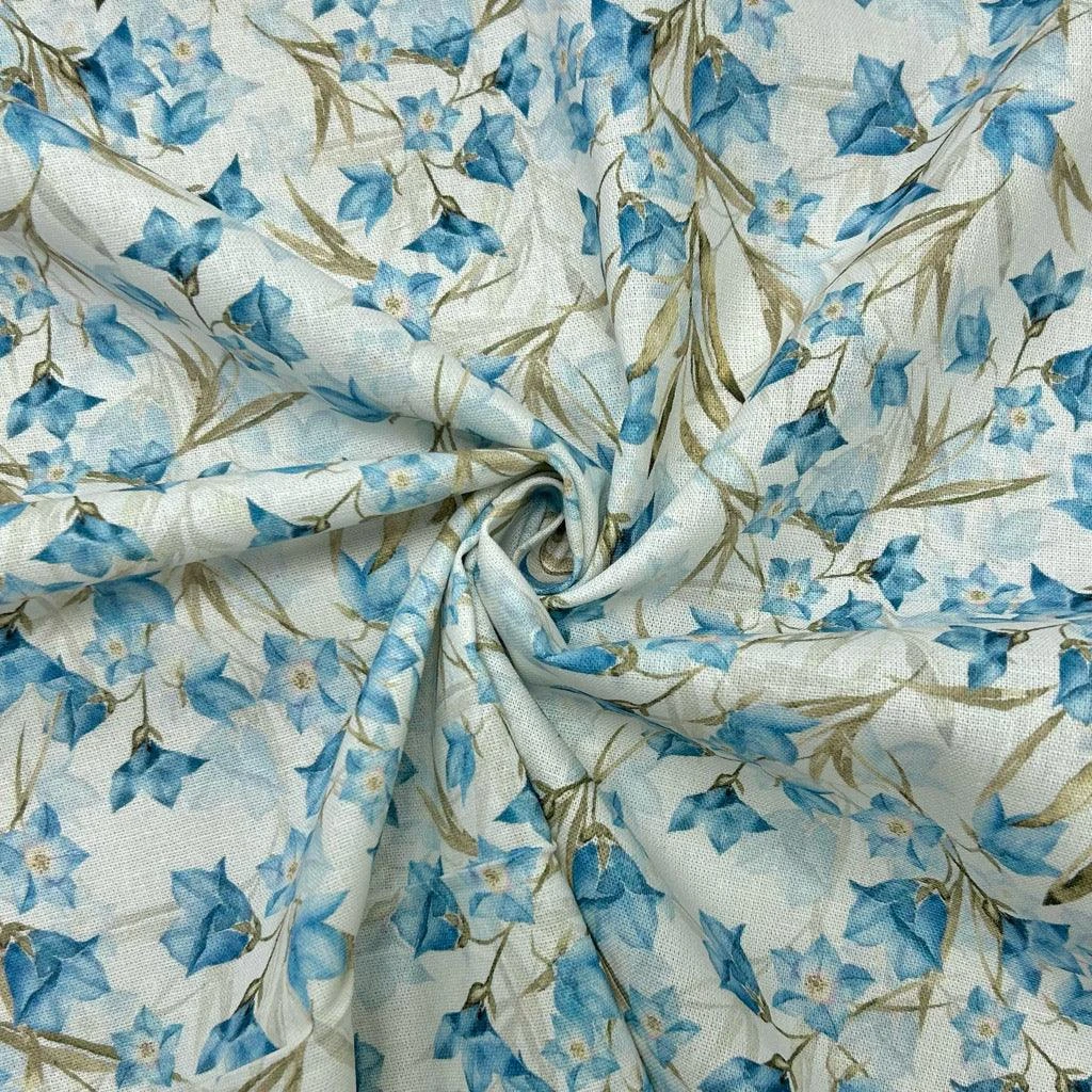 All Over Blooms Linen Viscose Fabric 4 All Over Blooms Linen Viscose Fabric - Image 4
