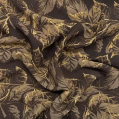 Brown Leaves Polyester Crepe Fabric 5 Brown Leaves Polyester Crepe Fabric -Ernst Fabric Store EE7415B8 EB12 4592 9717 54ECD5C250B3