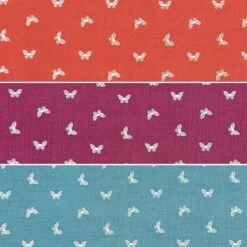All Over Butterflies Double Gauze Fabric