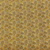 Beige/Mustard Floral Crepe Fabric
