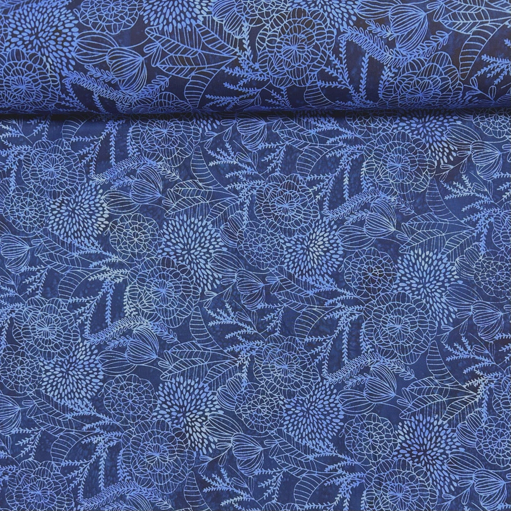 Spring Sprout Cotton Batik Fabric 7 Spring Sprout Cotton Batik Fabric - Image 7