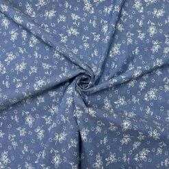 Petite Flowers Chambray Denim Fabric -Ernst Fabric Store F2717F9E 95F5 45C3 B3AB FD6B61FF3F45