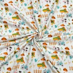 Farm Day Organic Cotton Jersey Fabric - Little Johnny 5 Farm Day Organic Cotton Jersey Fabric - Little Johnny -Ernst Fabric Store F40FE12C B60E 4853 83B7 BBC613946AA6