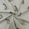 Penguins Digital Linen Look Polycotton Fabric