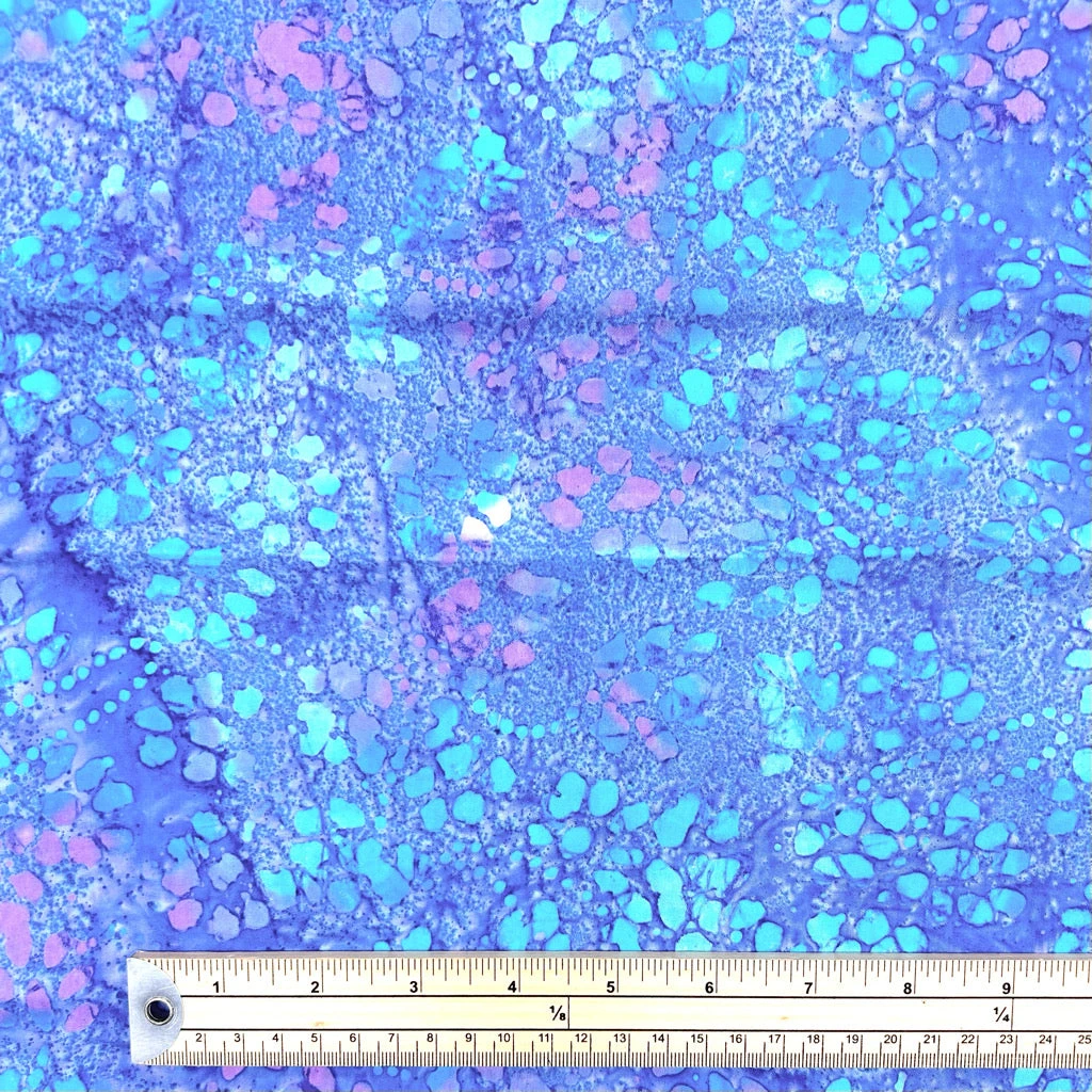 Colour Cascade Cotton Batik Fabric 2 Colour Cascade Cotton Batik Fabric - Image 2