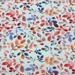 Multicoloured Leaves Viscose Challis Fabric -Ernst Fabric Store F98B7706 6070 4B26 926D 3027181027AC