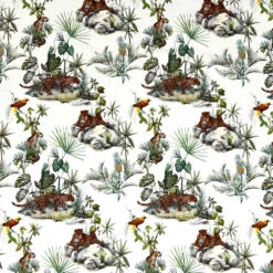 Wild Tropics Cotton Poplin Fabric