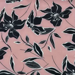 Black Floral Stretch Polyester Fabric -Ernst Fabric Store FBF04071 9B24 4781 879A A18608BD3676