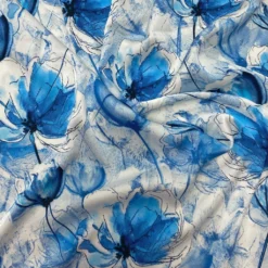 Blooming Floral Satin Fabric -Ernst Fabric Store FC8C9A37 B4CB 458D 9812 B9DC55B5A873