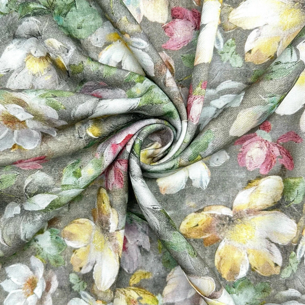 Blossom Breeze Linen Viscose Fabric 4 Blossom Breeze Linen Viscose Fabric - Image 4